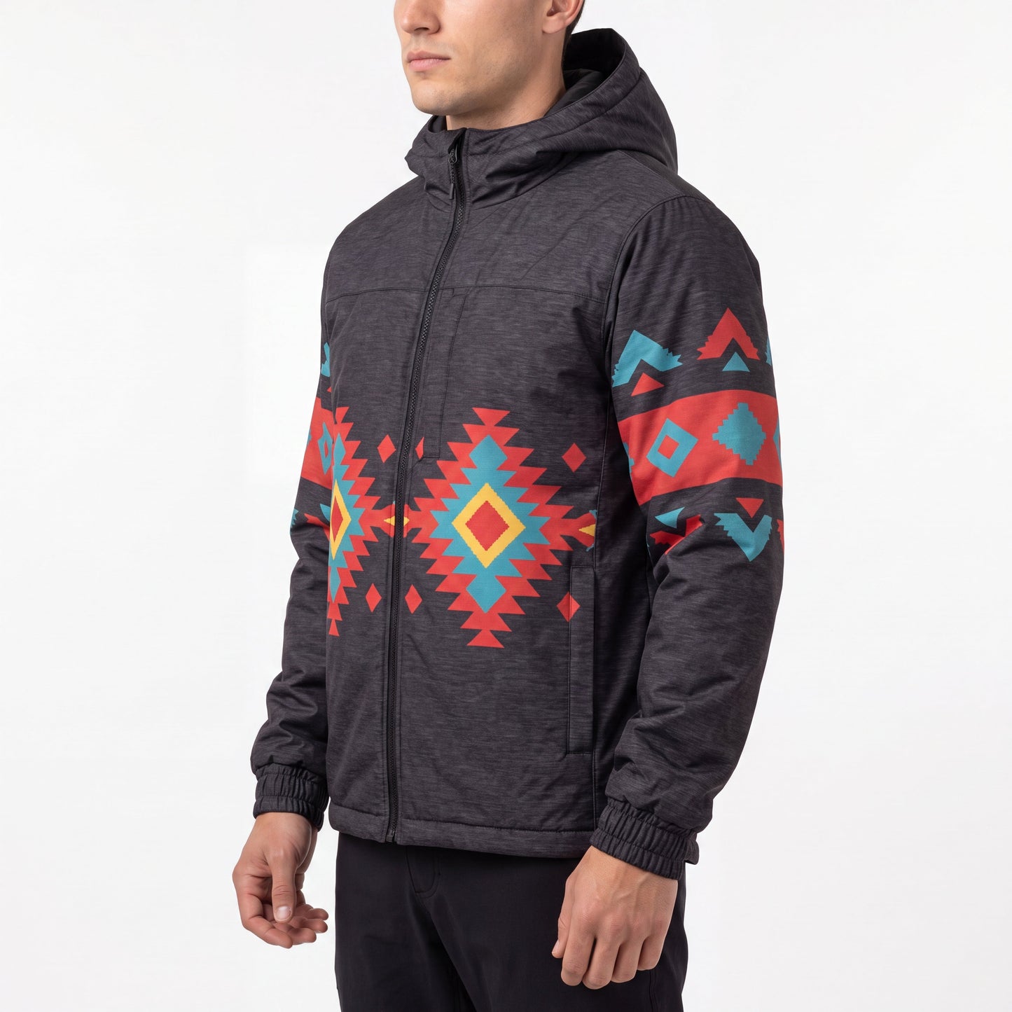 OLDTRIBES™ Sunrise Peaks Windbreaker(Black)