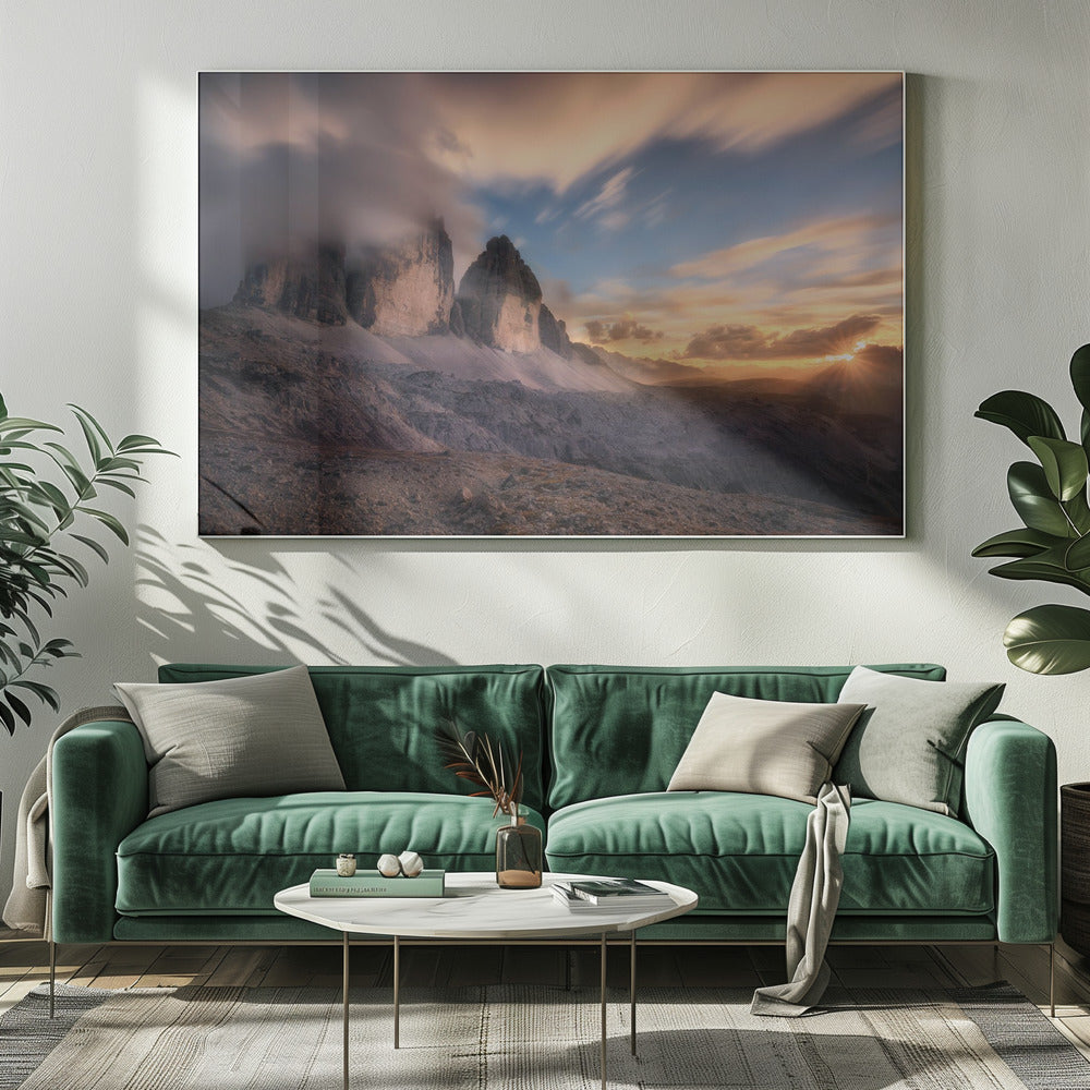 Wandbild Der letzte Moment