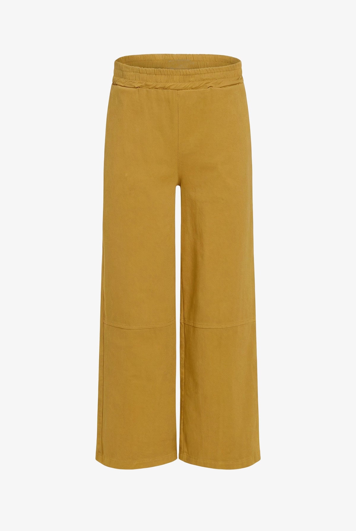 Women's Woven Pull-On Wide-Leg Pants with Back Patch Pockets