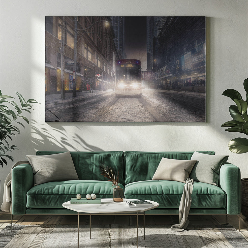 Wandbild Winterzeit