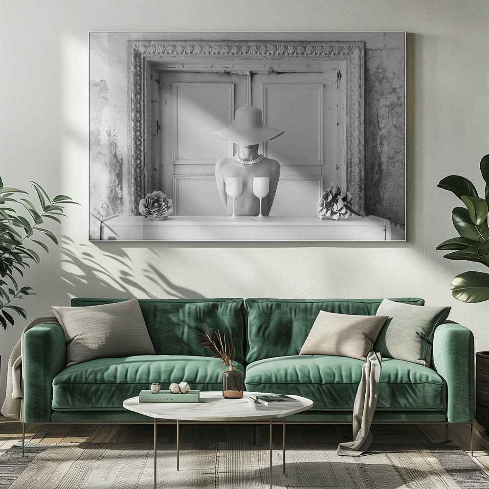 Wandbild „Duality“ auf Leinwand