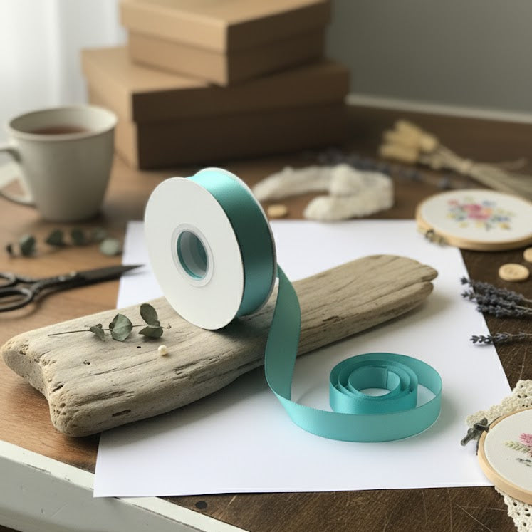 30 Meter Double Face Sea Green #323 Ribbon Roll