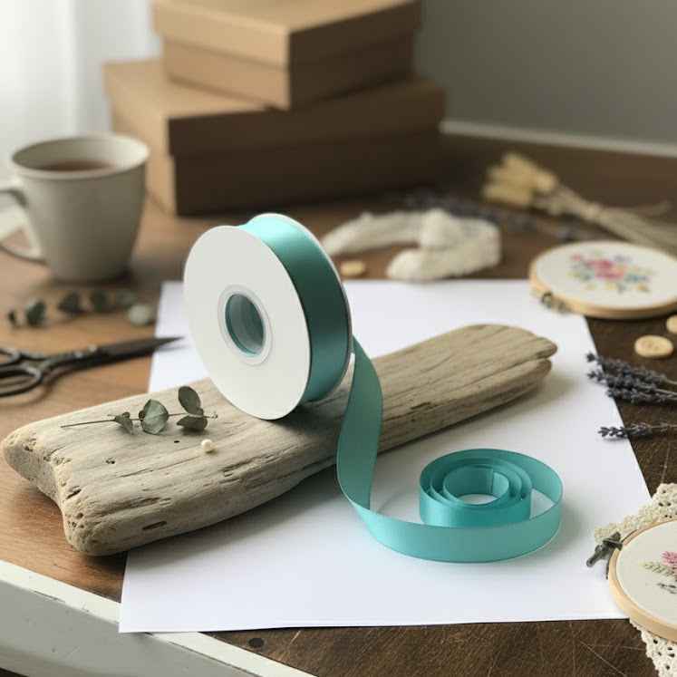 30 Meter Double Face Sea Green #323 Ribbon Roll