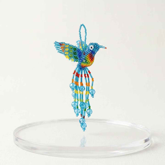 Blue Beaded Humming Bird
