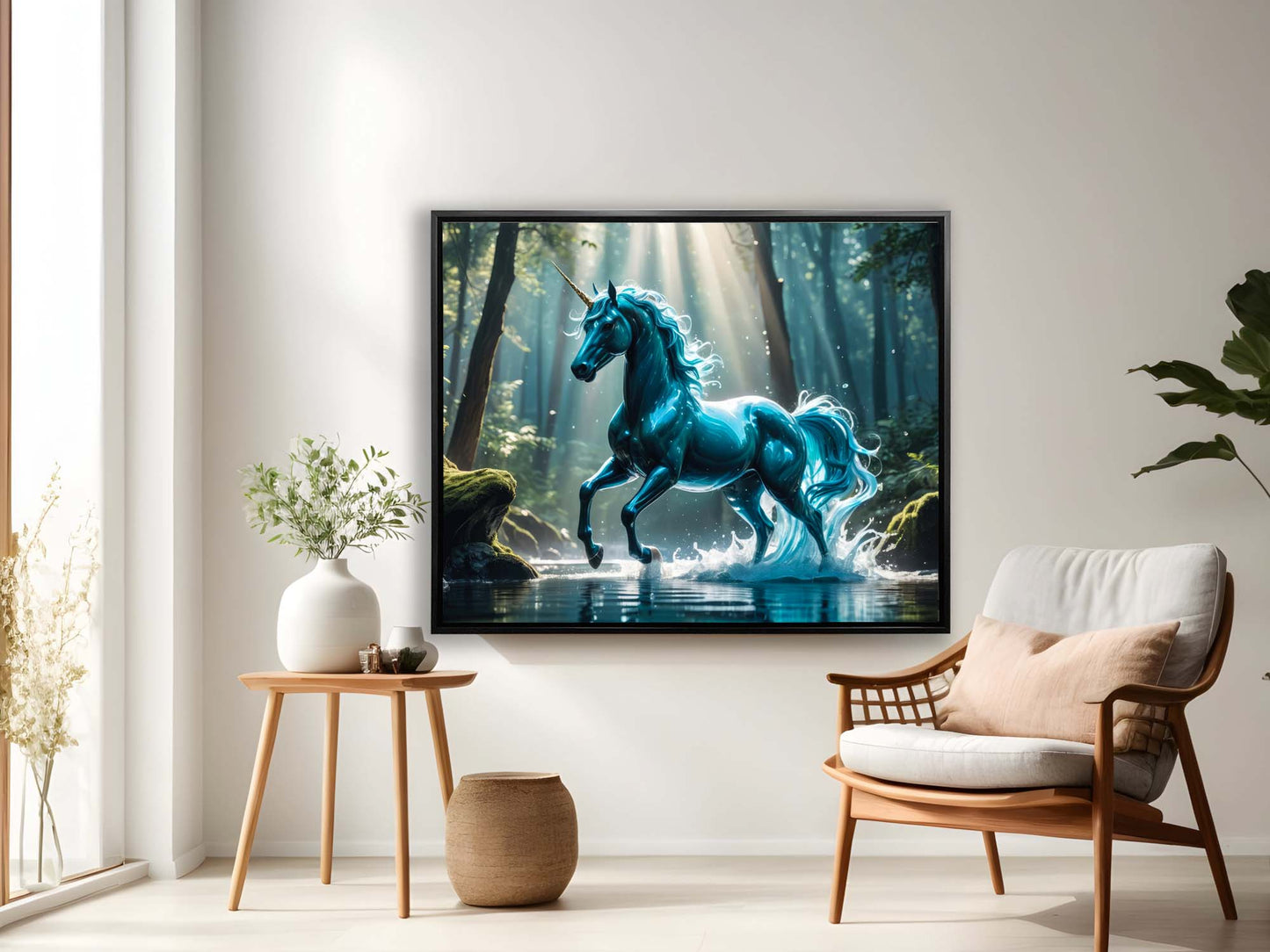 Einhorn 122 x 91 cm