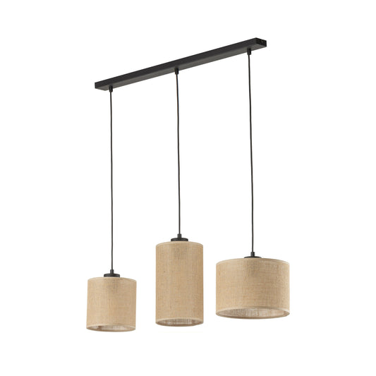 JUTE Natural Pendant Light 3 - AURABAGS SHOP