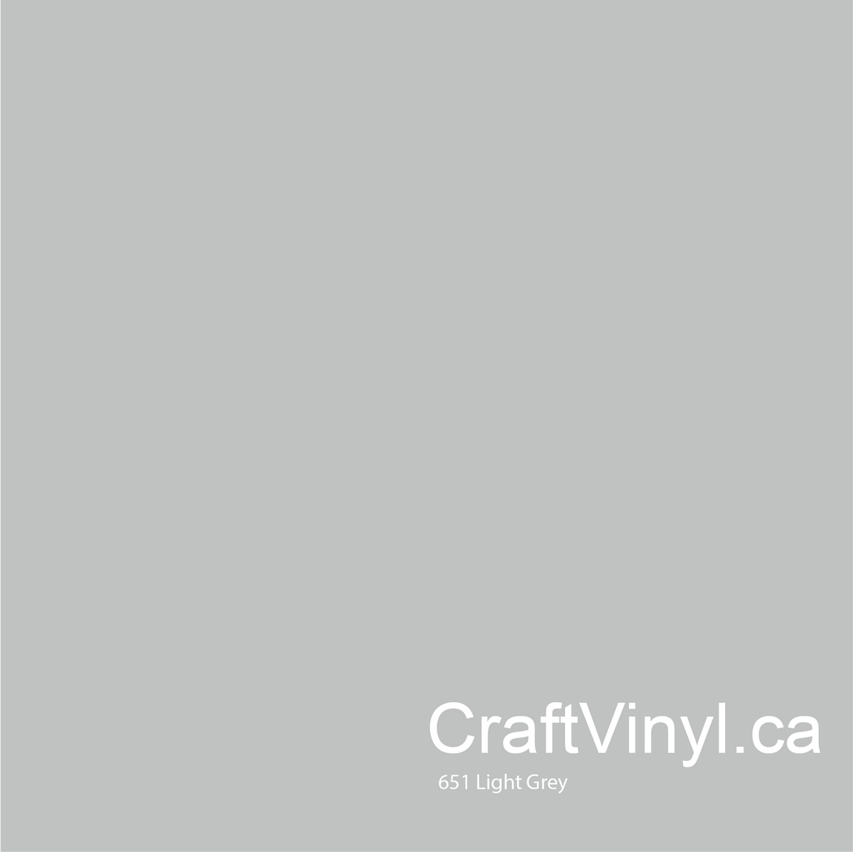 Oracal 651 Glossy Light Grey Vinyl #072 sheets and rolls