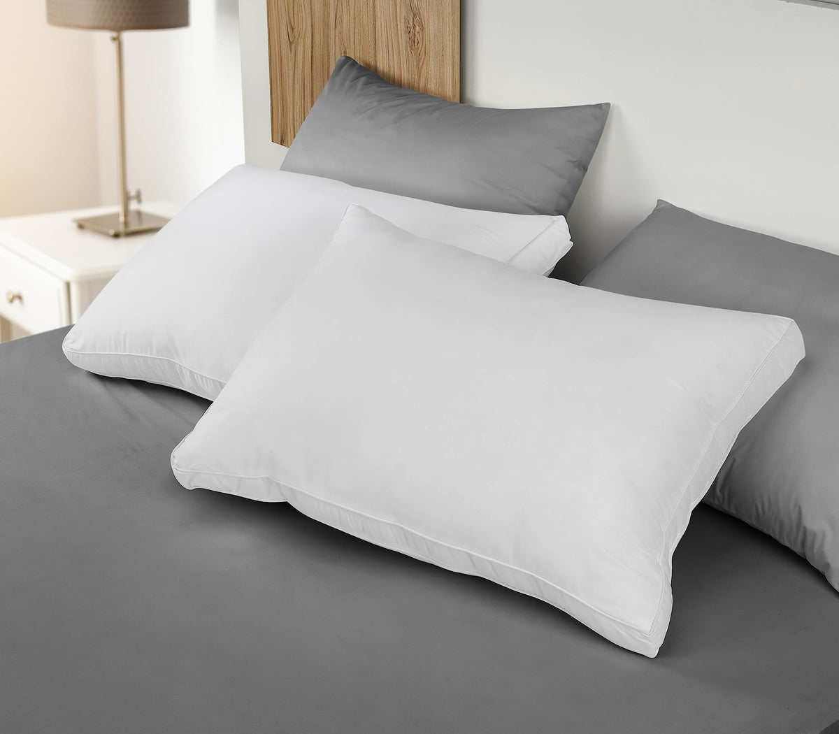 Utopia Bedding Bed Pillows for Sleeping King Size (White), Set of 2, Cooling Hotel Quality, Gusseted Pillow for Back, Stomach or Side Sleepers 🍁 All In One Marketplace Canada