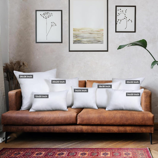 Utopia Bedding Decorative Throw Pillows for Couch - 20 x 20 Inches - Pack of 4, Down Alternative Cushions for Sofa - Fluffy Bed Decorative Pillows, Throw Pillow for Bed, White 🍁 All In One Marketplace Canada