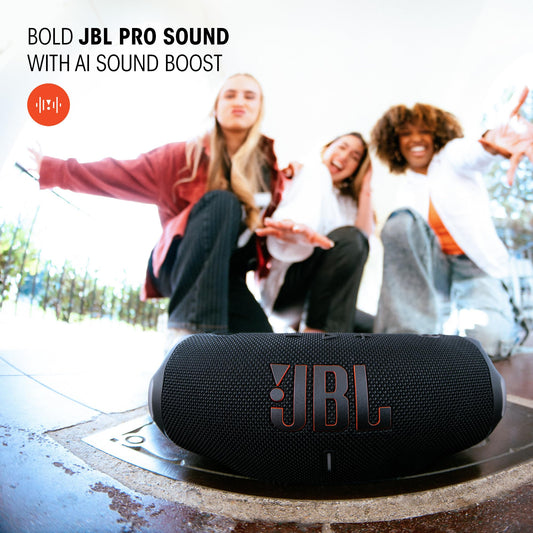 JBL Charge 6 - Portable Waterproof & Drop-Proof Bluetooth Speaker, Bold Pro Sound with AI Sound Boost, 28Hrs of Playtime, Built-in powerbank & Comes with a Sturdy/Removable Carrying Strap (Orange) 🍁 All In One Marketplace Canada