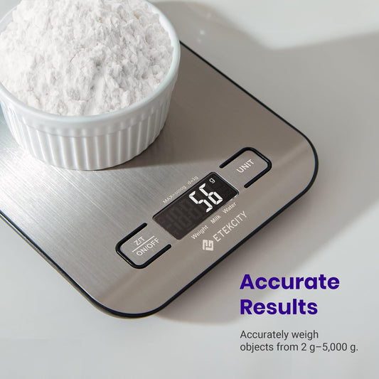 Etekcity Food Kitchen Scale, Digital Grams and Ounces for Weight Loss, Baking, Cooking, Keto and Meal Prep, Postal Parcel, Small, 304 Stainless Steel 🍁 All In One Marketplace Canada