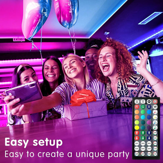 Tenmiro Led Lights for Bedroom 100ft(2 Rolls of 50ft) Smart Music Sync Color Changing LED Strip Lights with App and Remote Control RGB LED Strip, LED Lights for Room Home Party Decoration 🍁 All In One Marketplace Canada
