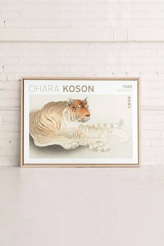 TIGER, Werk auf gespannter Leinwand