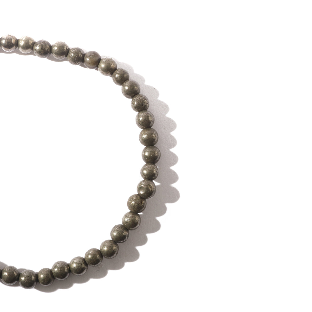 Pyrite Round Bracelet