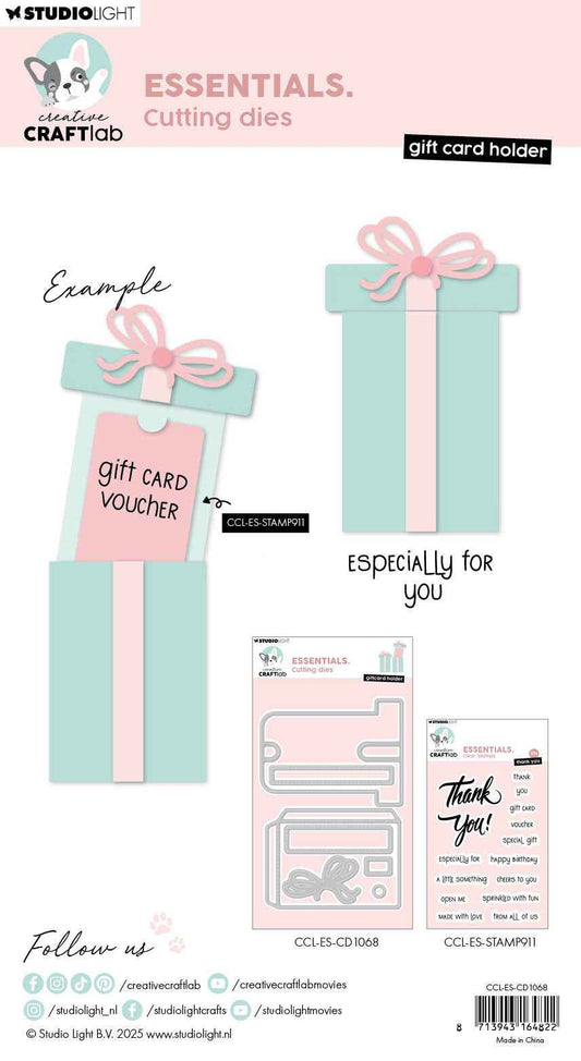 CCL Cutting Die Giftcard Holder Essentials
