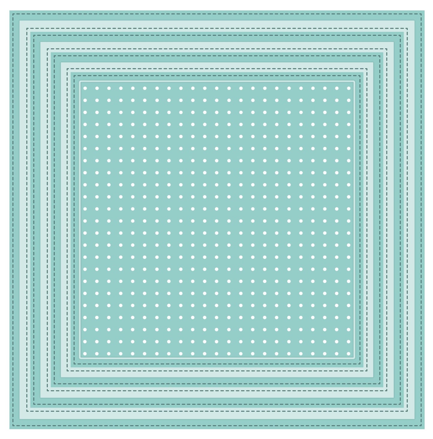 Shadow Box Collection Stitched Square Peg Board Die