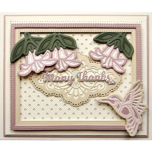 Creative Expressions Dies by Sue Wilson Triple Layer Collection Fuchsia