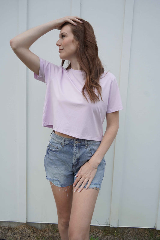 Crop top - Lila