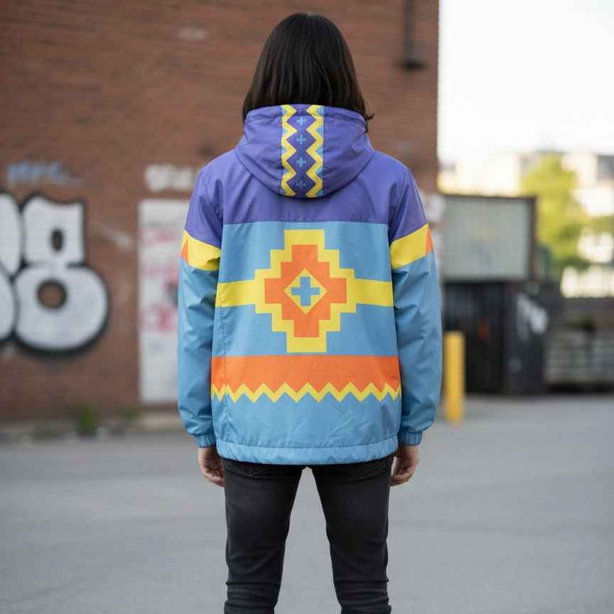 Purple Horizon Windbreaker