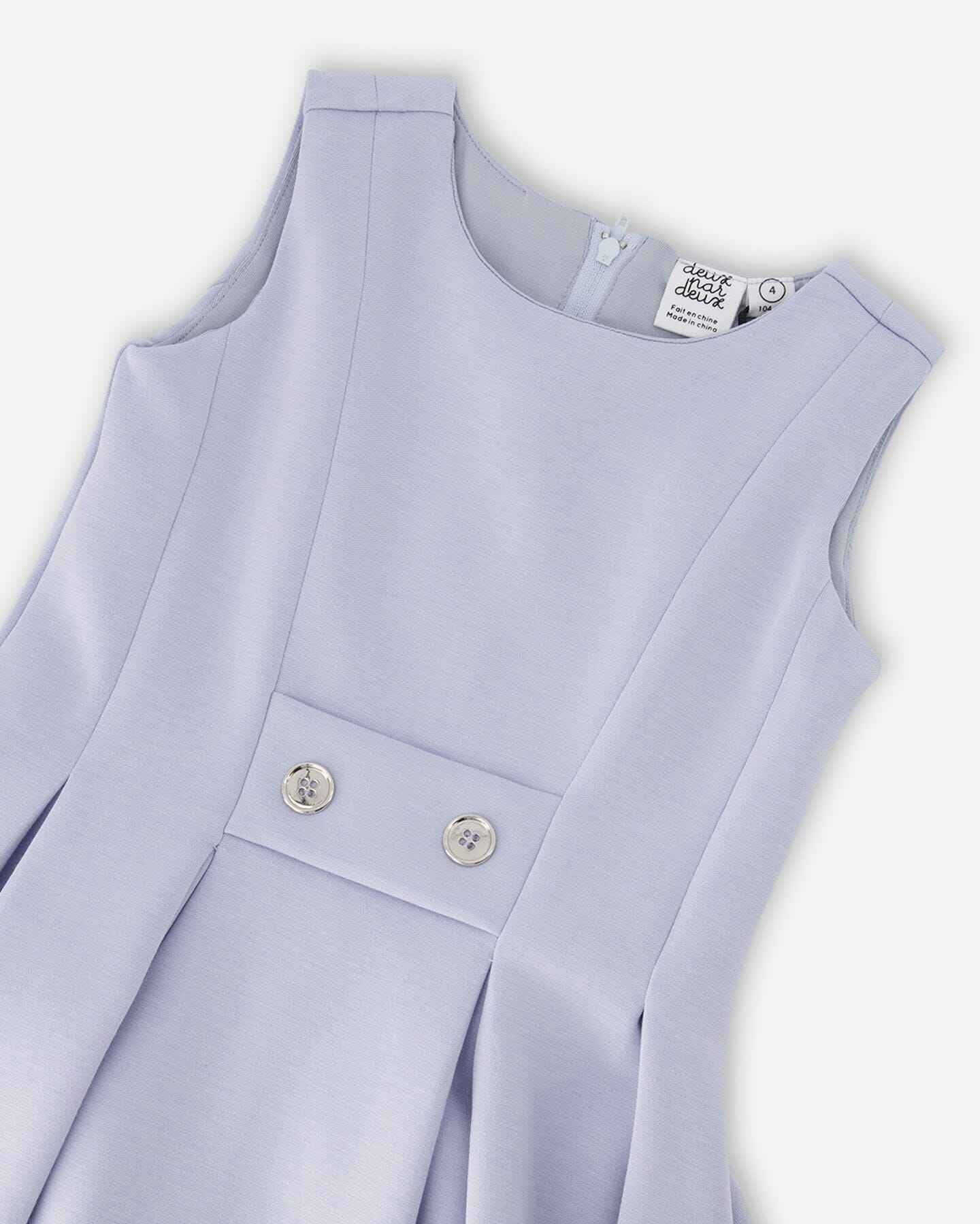 Sleeveless Neoprene Dress Lavender