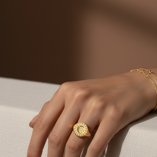 Celestial Moon Ring