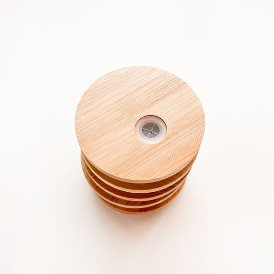 Couvercle de bambou