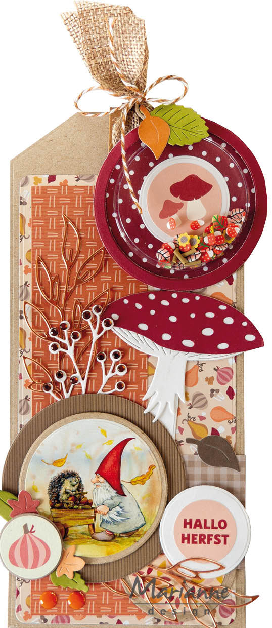 Marianne Design Enamel Dots - Duotone Orange