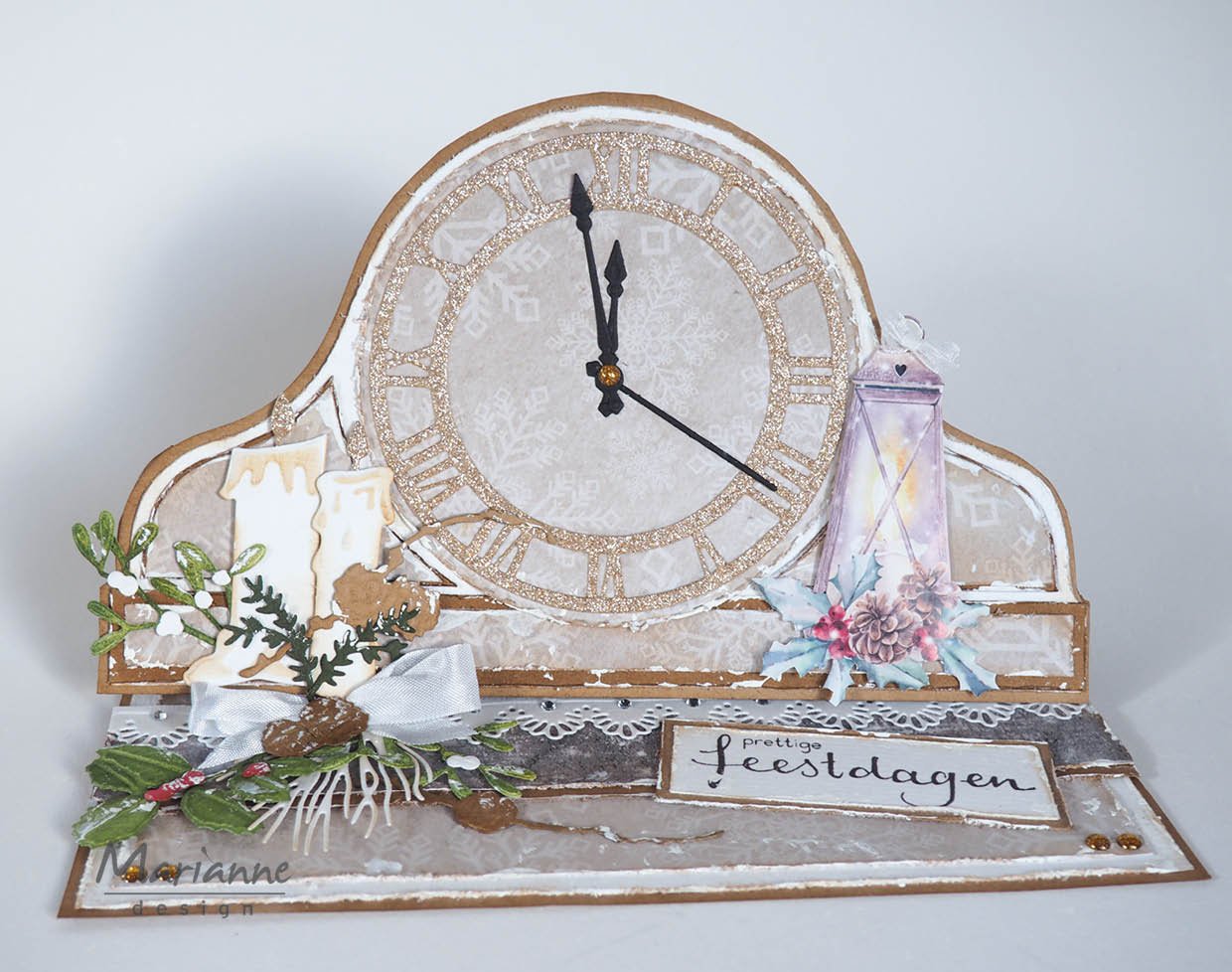 Craft Stencil Clock