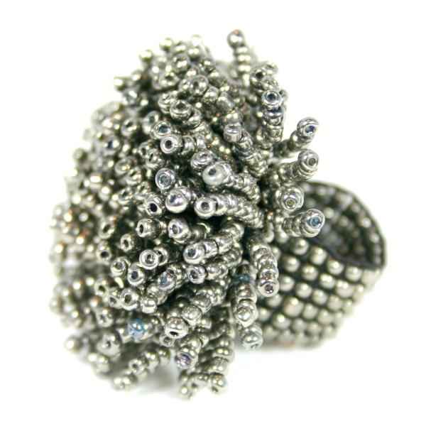 Beaded Urchin Ring
