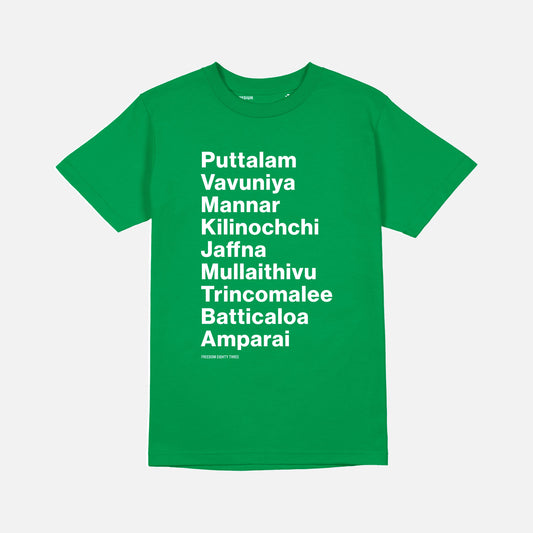 The Northern Provinces of Sri Lanka - Green