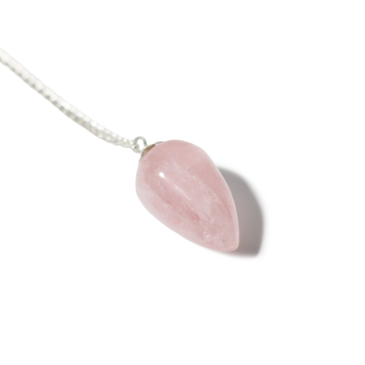 Rose Quartz Drop Pendulum - 3 Pack