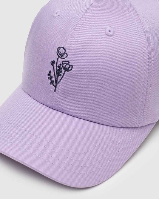Flower Embroidery Peak Hat