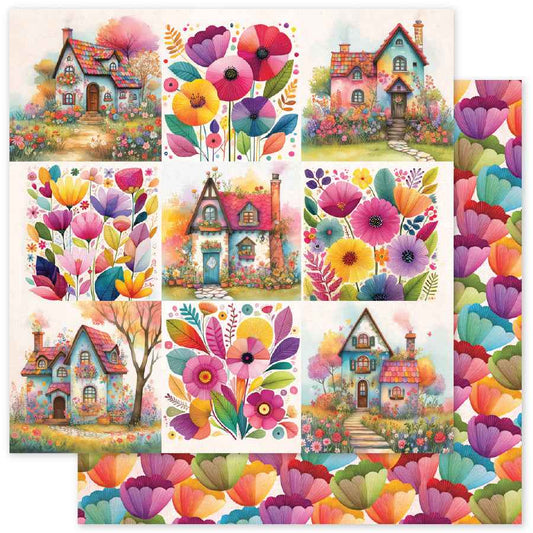 Rainbow Village Basics 12x12 Paper Collection 35322
