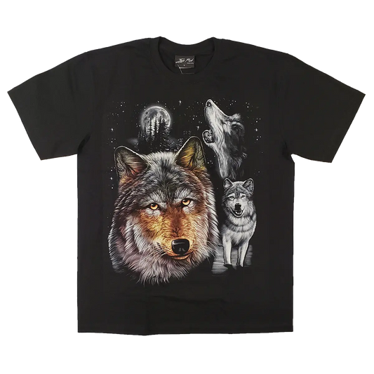 Sofari Collection Men's Wolf Design T-shirt