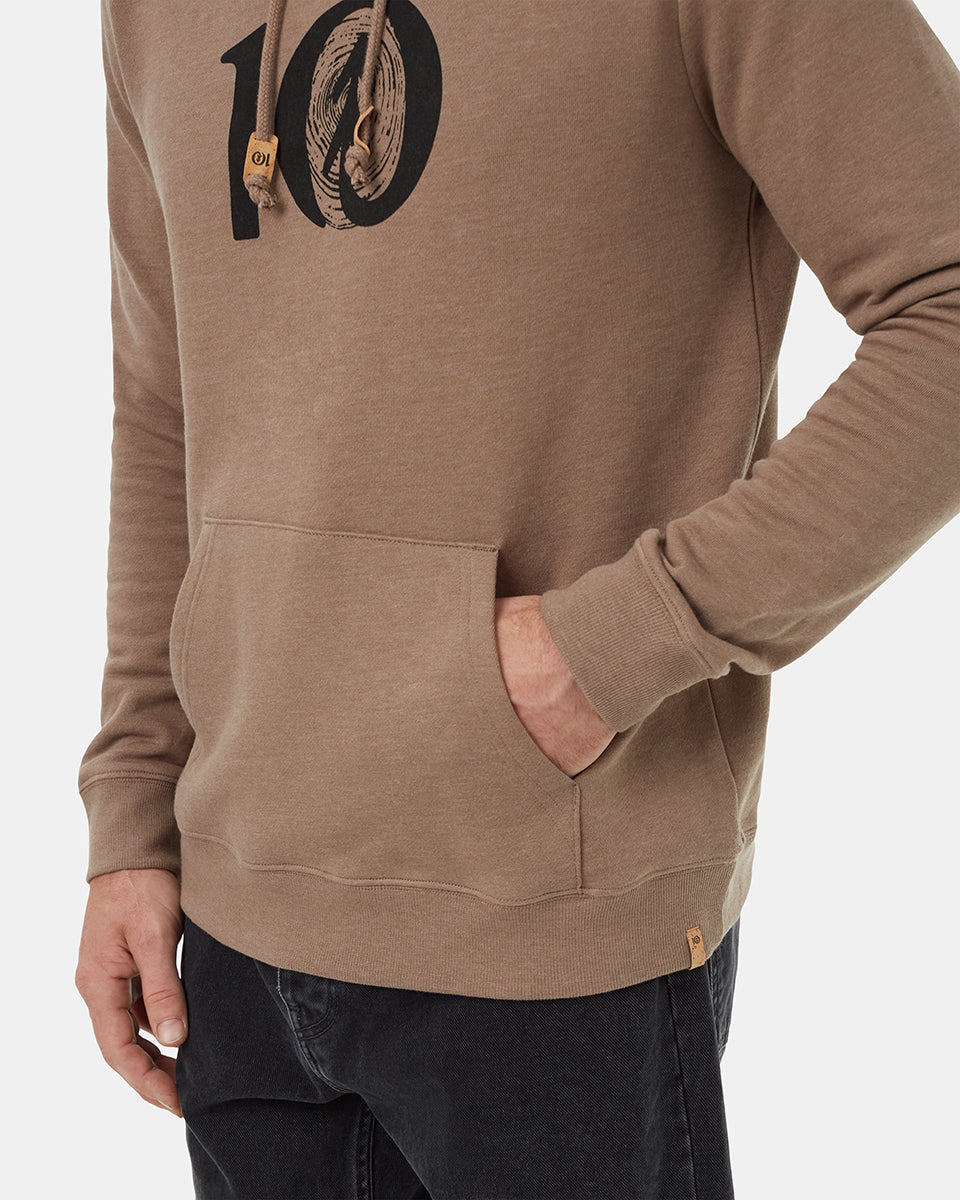 Kapuzenpullover mit Holzmaserung