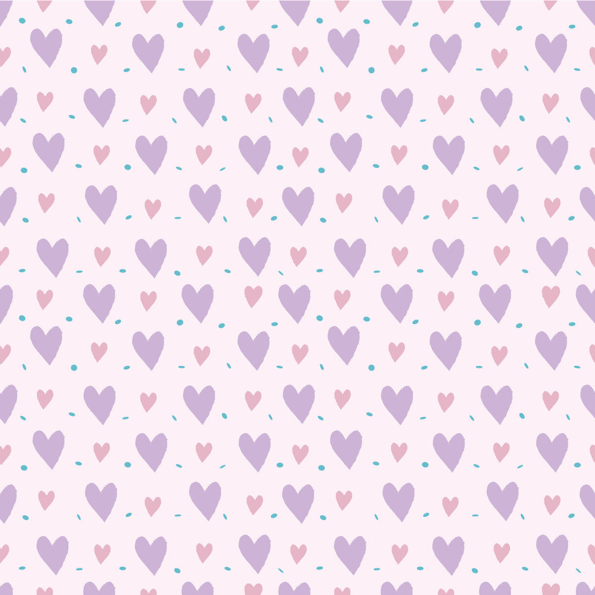 Valentines Hearts Purple Adhesive Vinyl #2