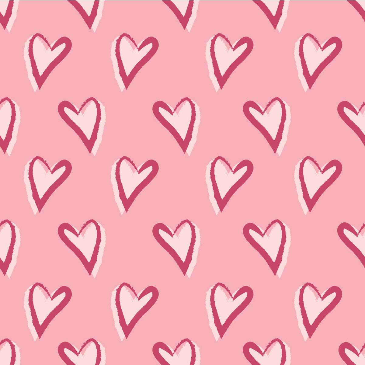 Valentines Hearts Border Adhesive Vinyl #1
