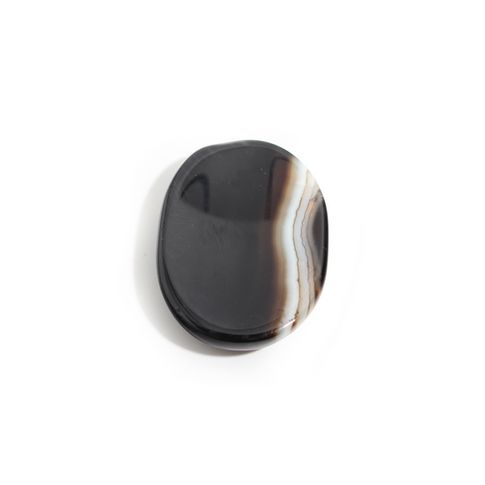 Black Onyx Worry Stone - 5 Pack