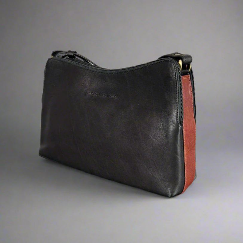 Derek Alexander Leather Crossbody Bag