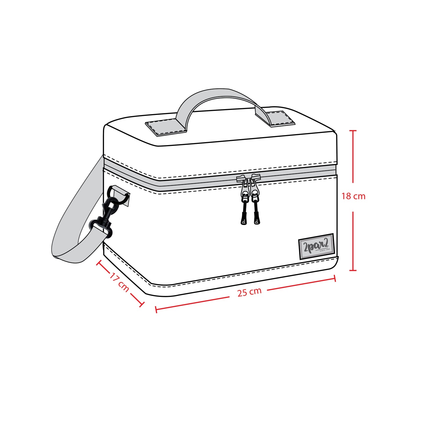 Lunch Box Black Printed Controller