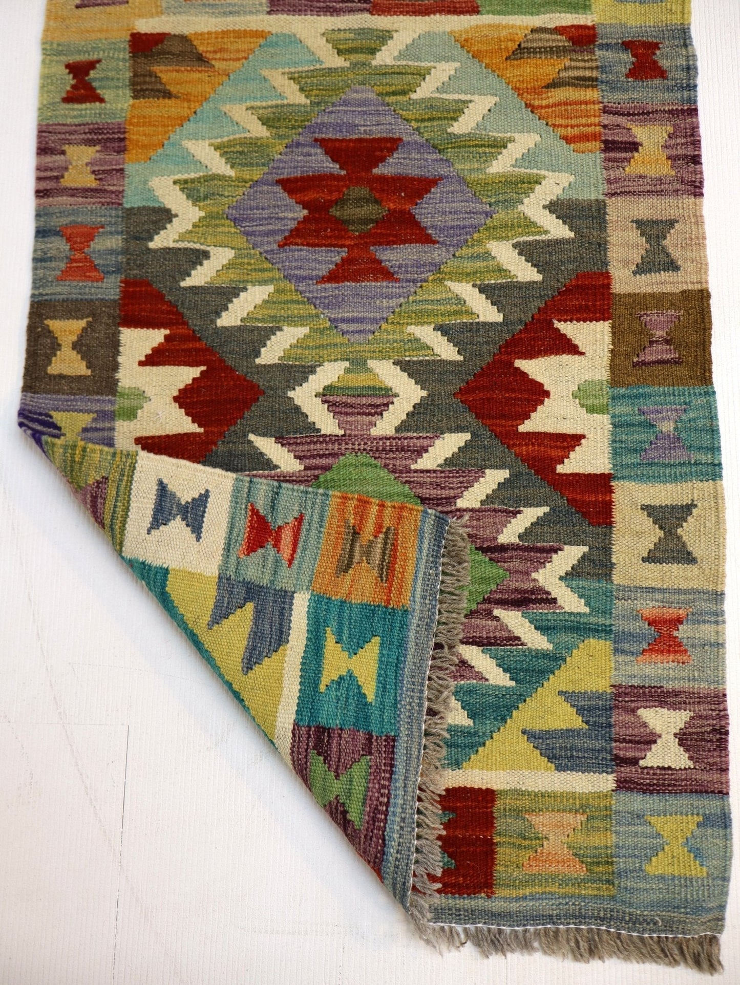 Afghan Maimana Kelim Teppich | 1' 11" x 2' 11"
