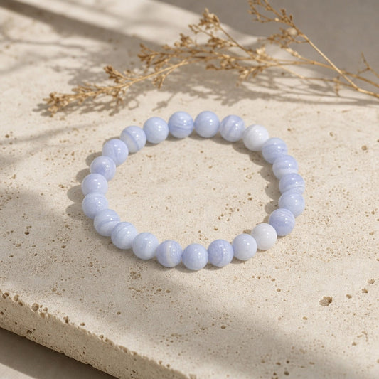 Agate Blue Lace Bracelet