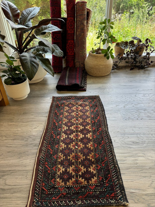 Antiker Belutsch Teppich | 0,46 x 0,91 m