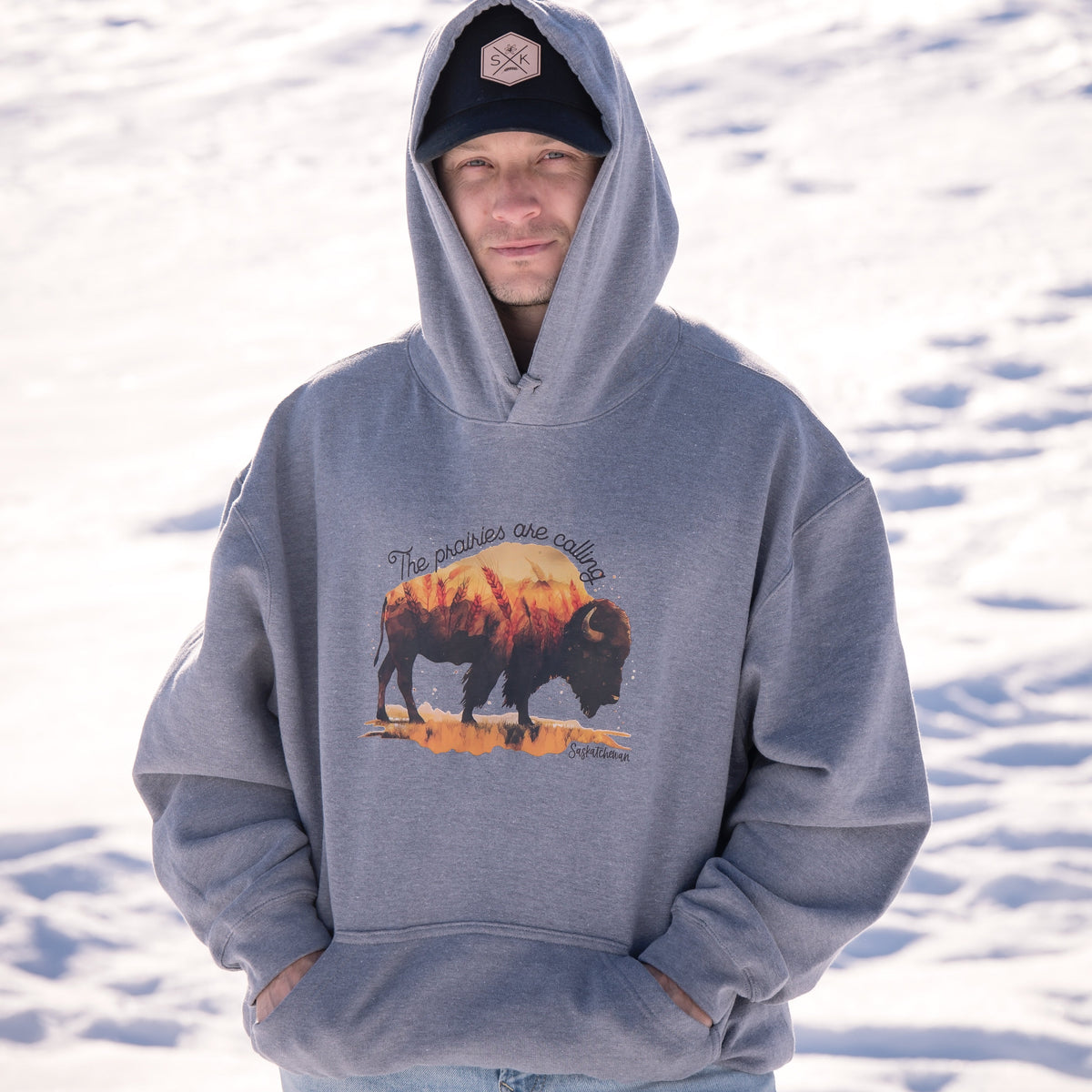 The Prairies Are Calling Saskatchewan Hoodie