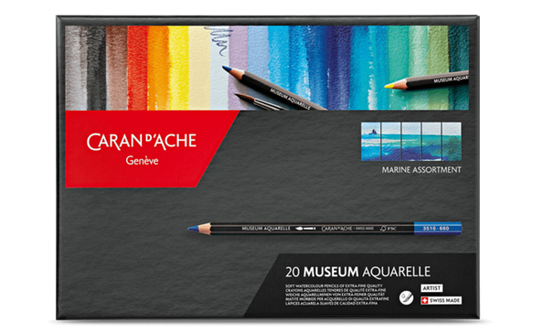 Caran d'Ache - Museum Watercolour Pencil - Set of 20