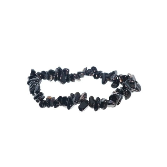 Agate Black Chip Bracelet (Enhanced)
