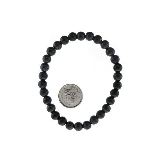 Shungite Bracelet Round - 6mm