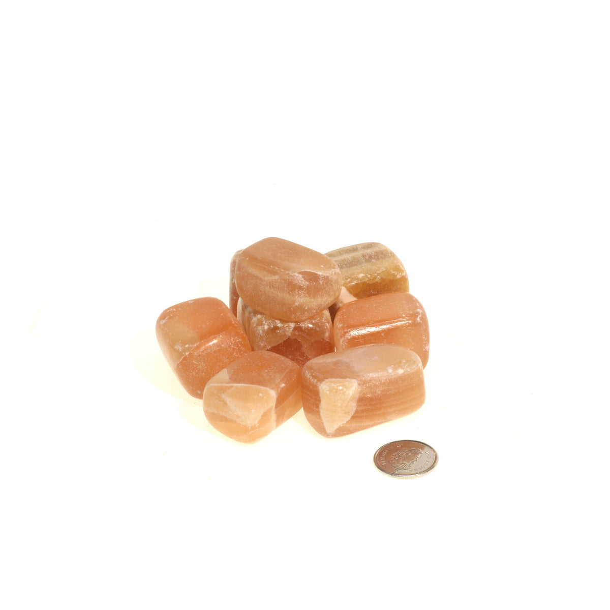 Calcite Honey Tumbled Stones