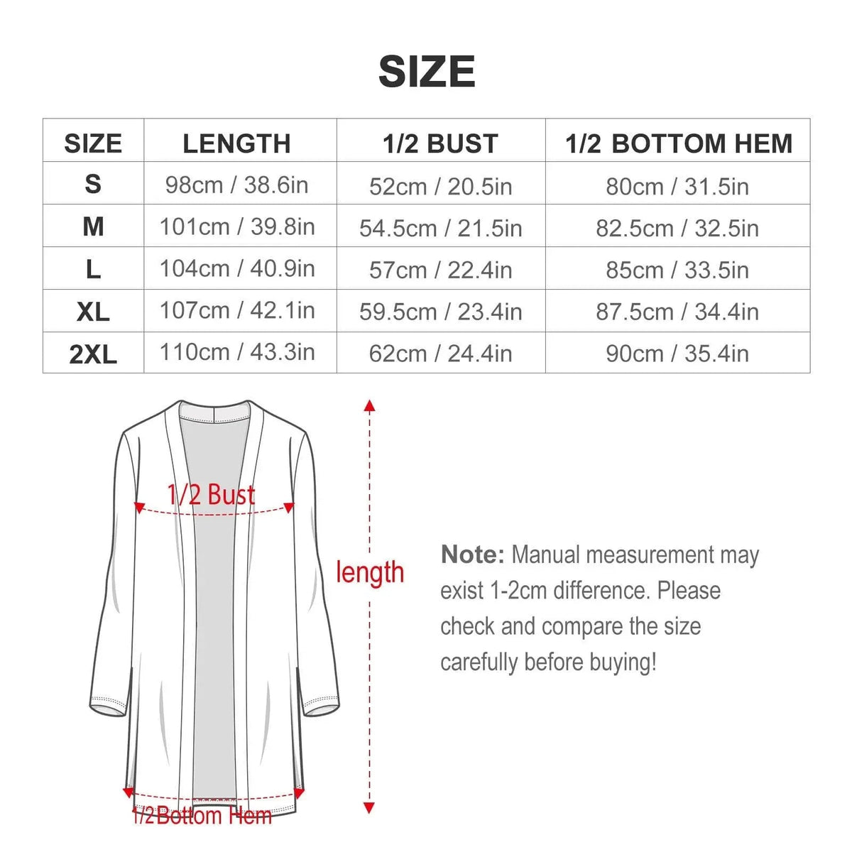 Indigo Haze Mid-Length Cardigan