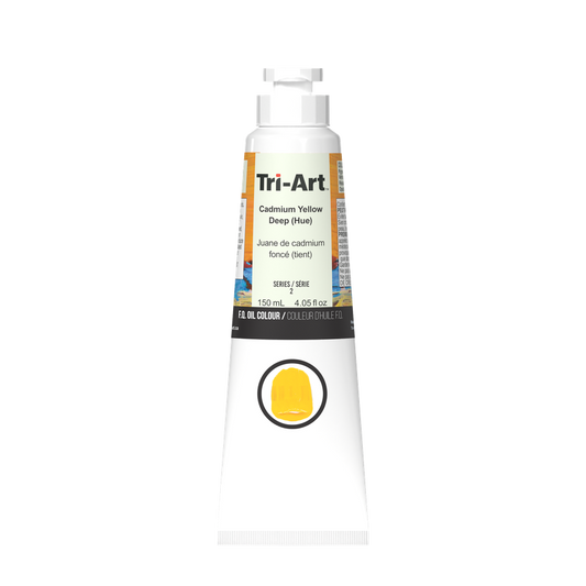 Tri-Art Oil Colours - Cadmium Yellow Deep Hue